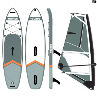 BlackFly Surfboard Tourus šedobílý pro Windsurfing